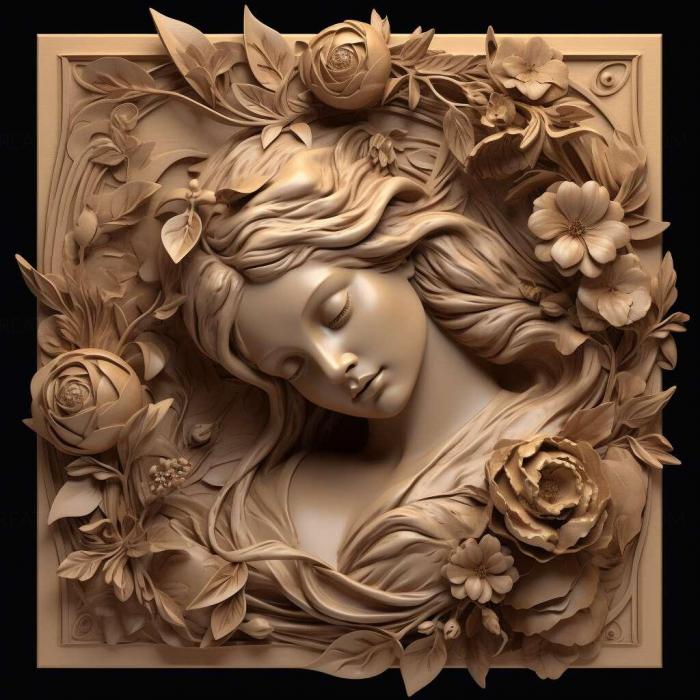 نموذج ثلاثي الأبعاد لآلة CNC 3D Art 